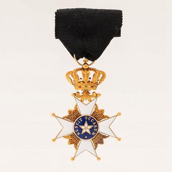 Royal Order of the North Star 18K gold and enamel CF Carlman Stockholm.