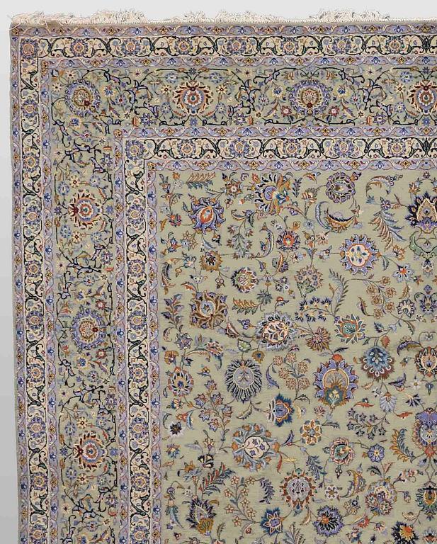 A CARPET, Kashan, around 550 x 360 cm.