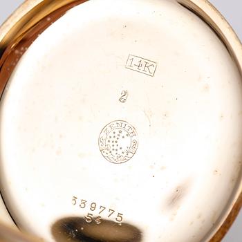 FICKUR, 14K guld, Zenith, 1900-talets första hälft.