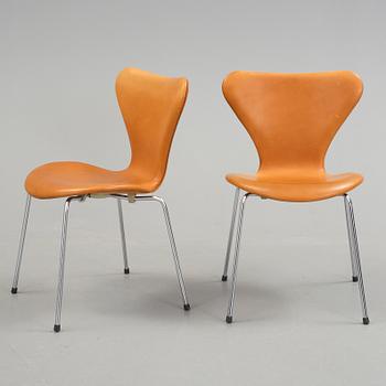 STOLAR, 6 st, "Sjuan", Arne Jacobsen, Fritz Hansen.