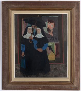 Pelle Åberg, Outside the tobacco shop.