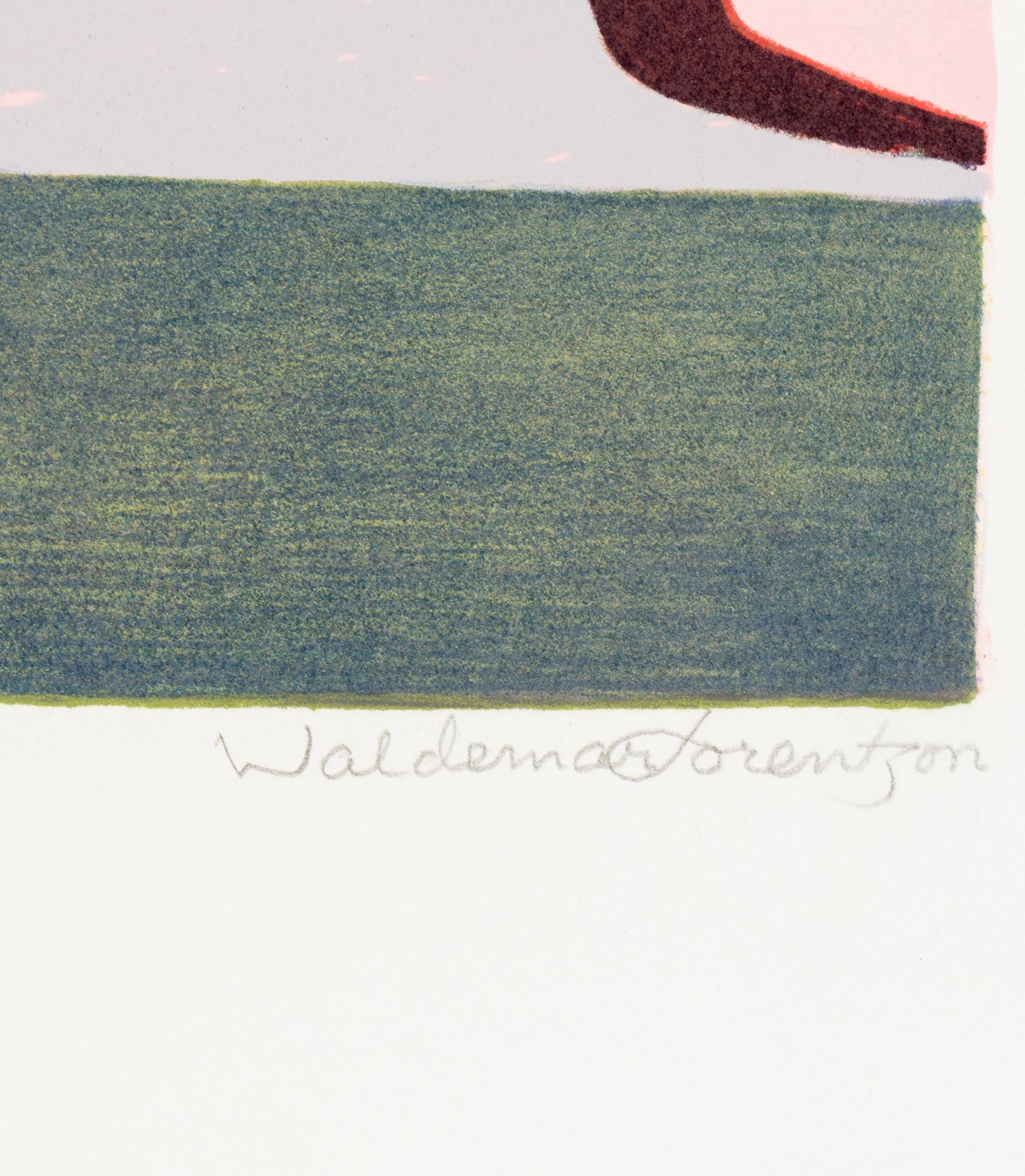 WALDEMAR LORENTZON, lithograph in colours, signed and numbered 241/360.