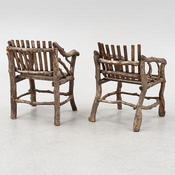 Grenmöbler, 3 delar, 1900-tal.