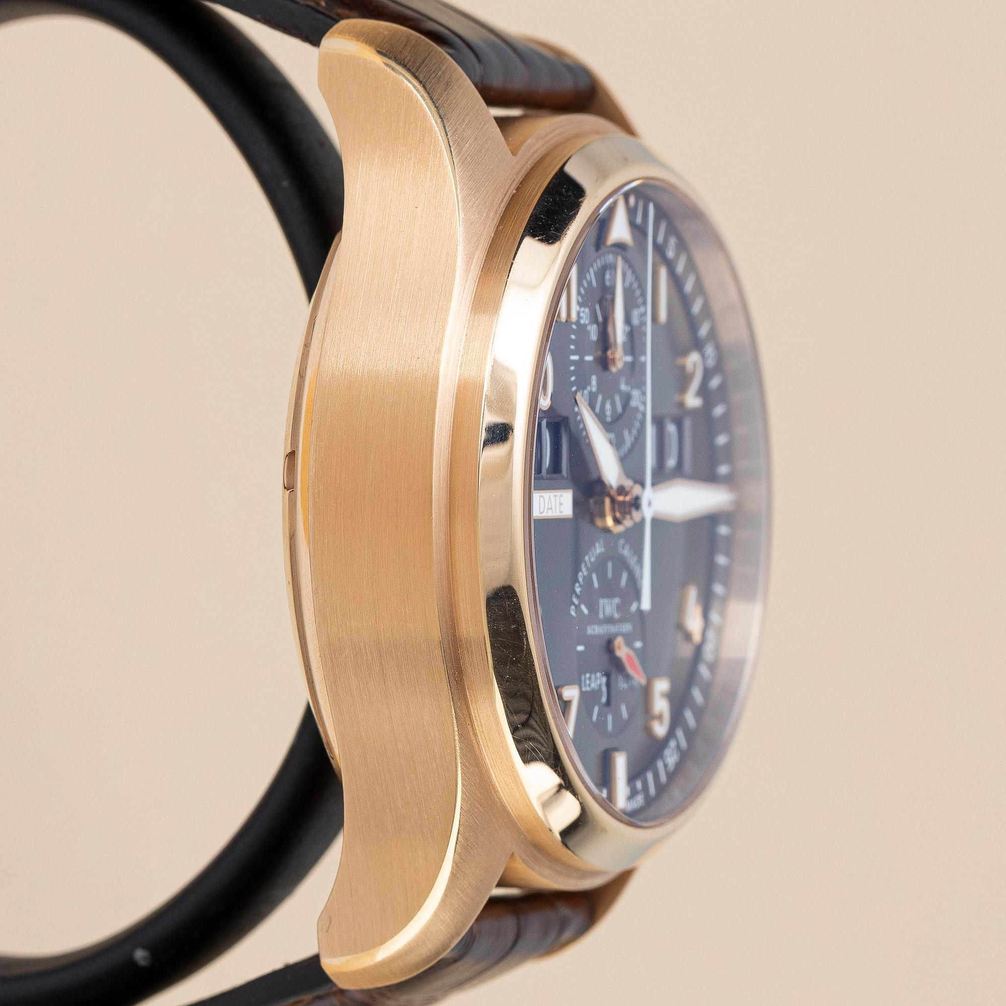 IWC, Pilot's Watch, Spitfire, Perpetual Calendar Digital Date-Month, ca 2012.