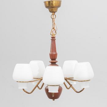 Hans Bergström, tillskriven, taklampa, Swedish Modern, ASEA, 1950-tal.