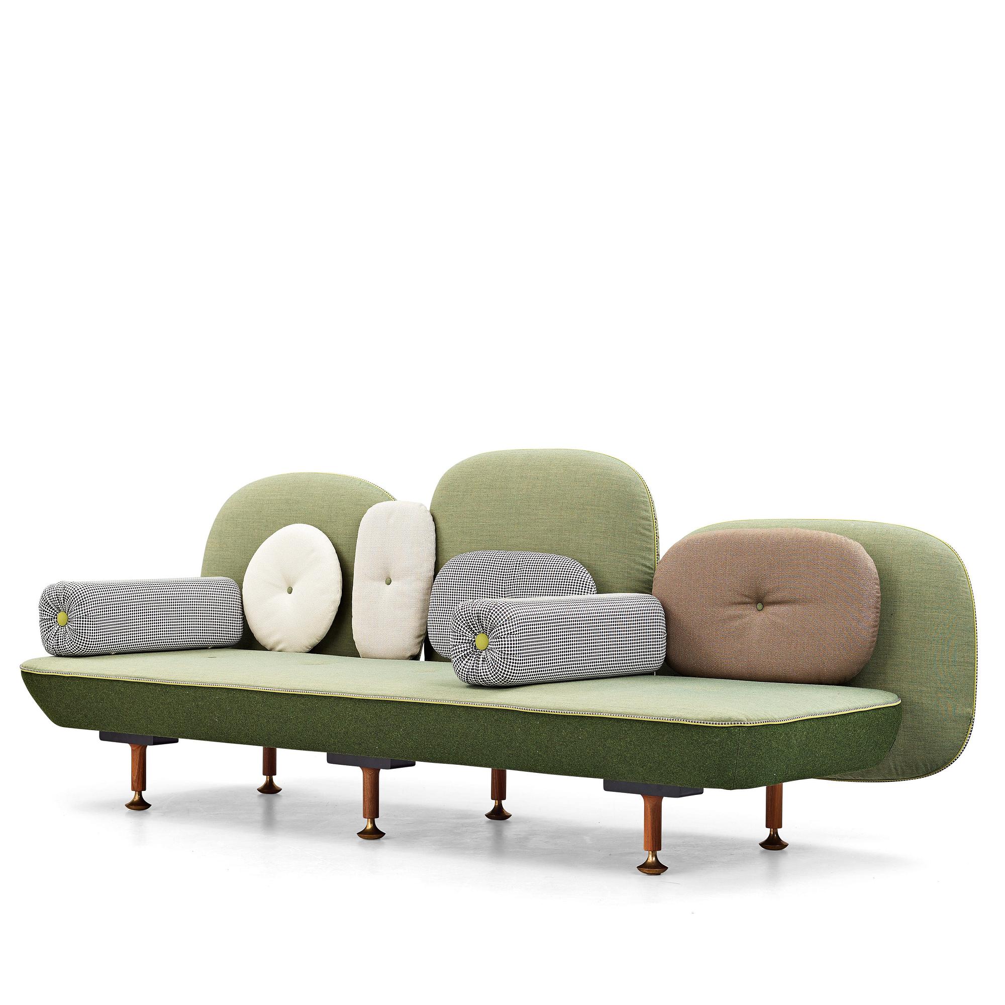 NIPA DOSHI & JONATHAN LEVIEN, a "My Beautiful Backside" sofa for Moroso, 2008.