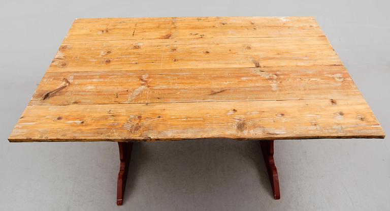 BOCKBORD, allmoge, 1800-talets andra hälft.