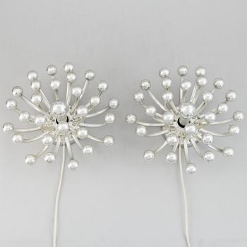 A pair of 'Pistillo' wall lamps by Valenti Italy.
