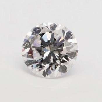 A ca 0.55 ct brilliant-cut diamond.