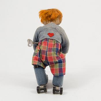 A Schuco "Rolly" clown Germany c. 1950.