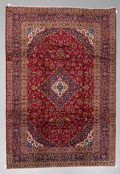 A CARPET, Kashan, around 348 x 243 cm.