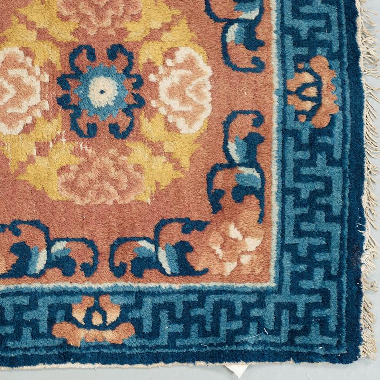 MEDITATION CARPET. Semi-antique Ningxia. 817 x 61 cm. China.