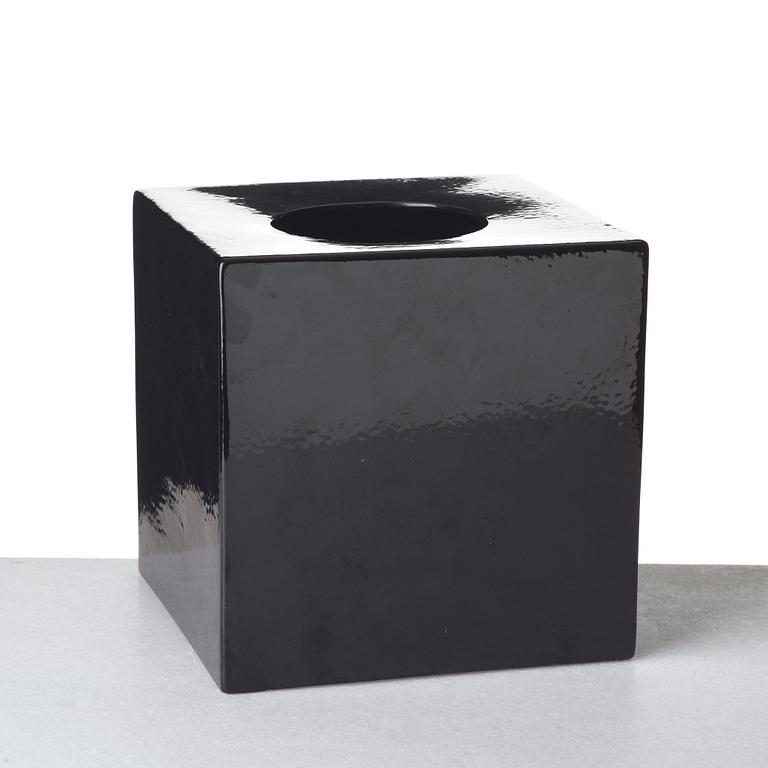 Ettore Sottsass, vas, "Cubic vase model 585", Società Ceramica Toscanadi Figline, Italien, 1962.