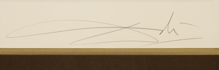 Salvador Dalí, drypoint coloured with stencil, 1975, signed 29/300.