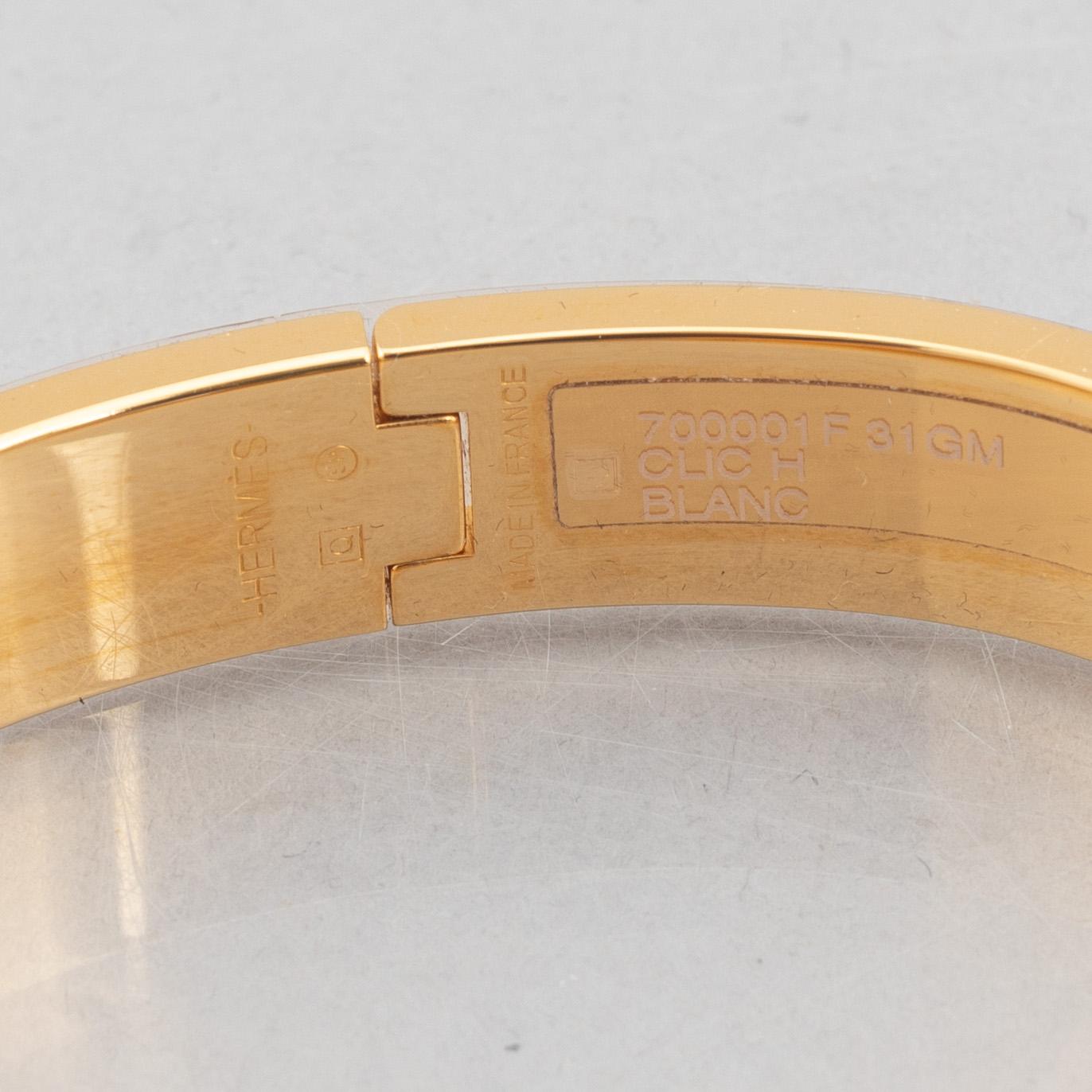 Hermès, armband, "Clic H".
