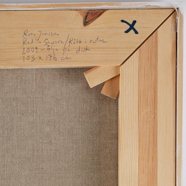 Rune Jansson, "Rött i rutan".