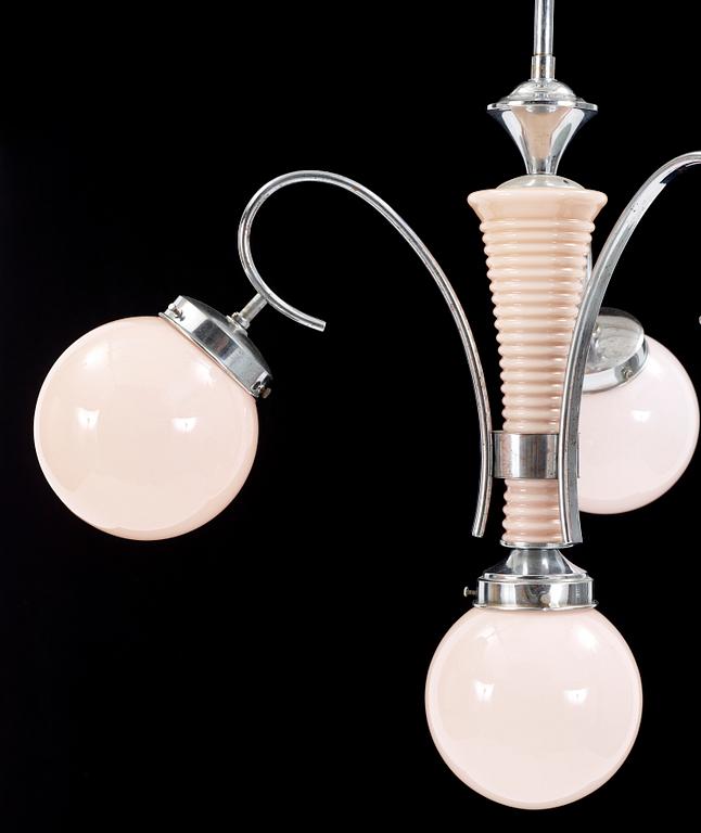 TAKLAMPA, art deco, 1930-tal.