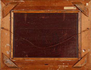 JOHAN ERICSON, olja på pannå, signerad.