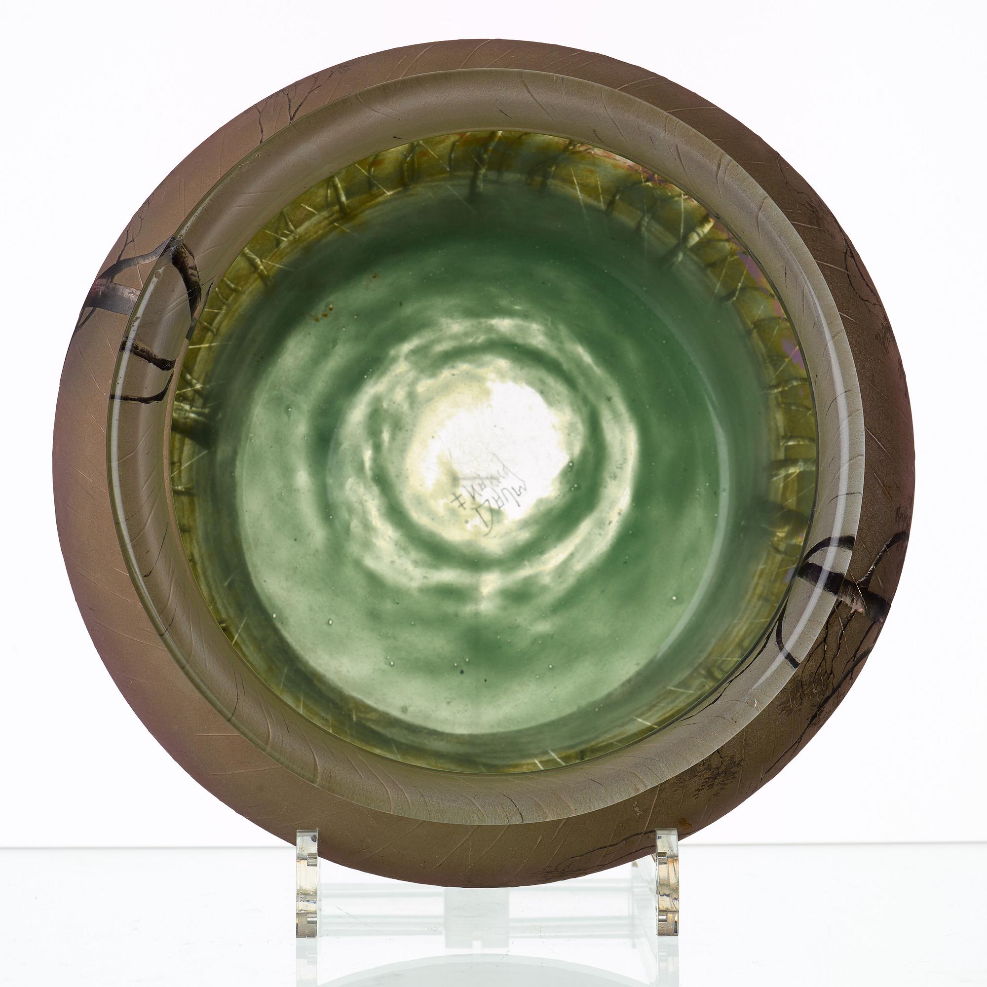 DAUM, skål, Nancy, Frankrike, jugend, ca 1900.