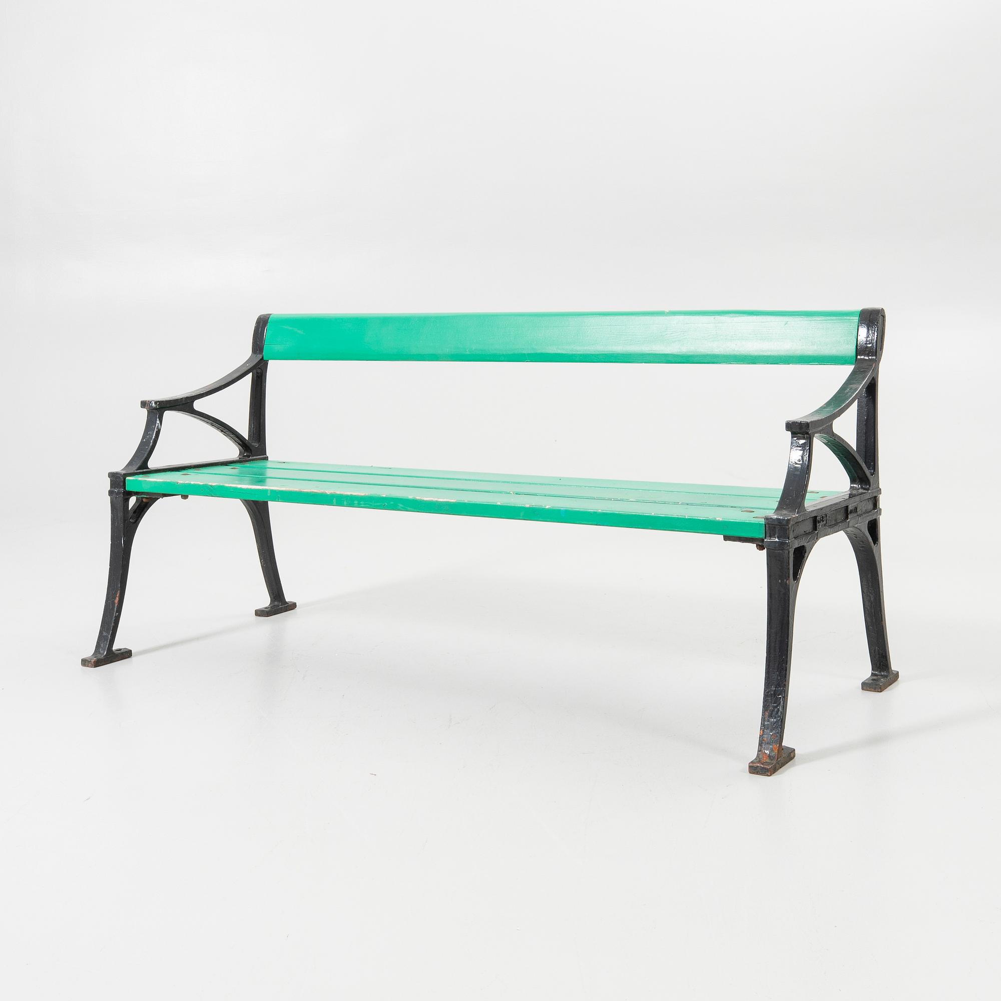 Garden bench, "Tessin", Tierp, Nola Stockholm, 20th century.