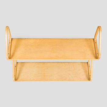 Alvar Aalto, two '112B' shelves, Artek, late 20th century.