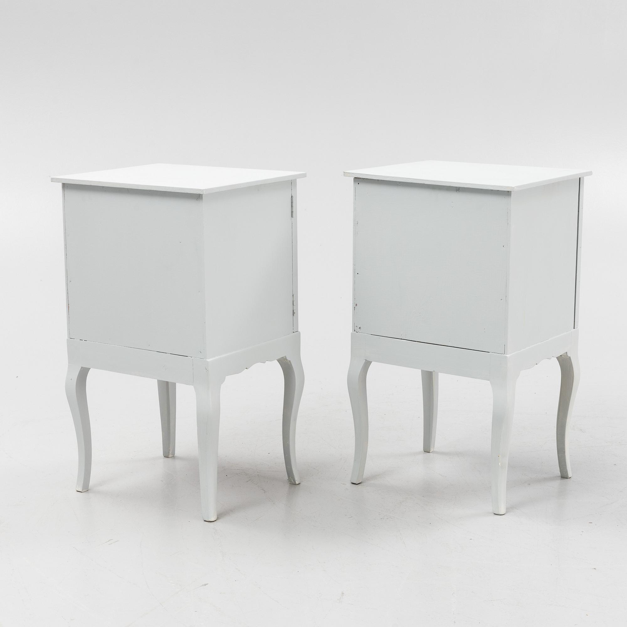 Sängbord, ett par, 1900-talets första hälft.