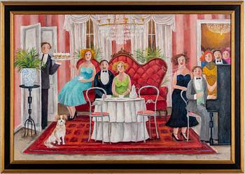 PERNILLA STAPPE, olja på duk, signerad.