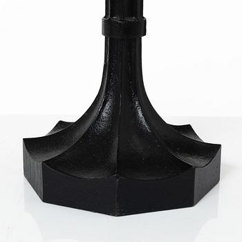 Sigurd Persson, a pair ofa cast iron candelabras, Kockums 1965.