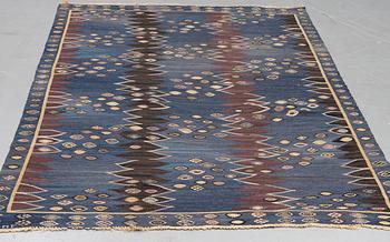 Barbro Nilsson, a carpet, "Snäckorna", tapestry weave, ca 300 x 202,5 cm, signed AB MMF BN.