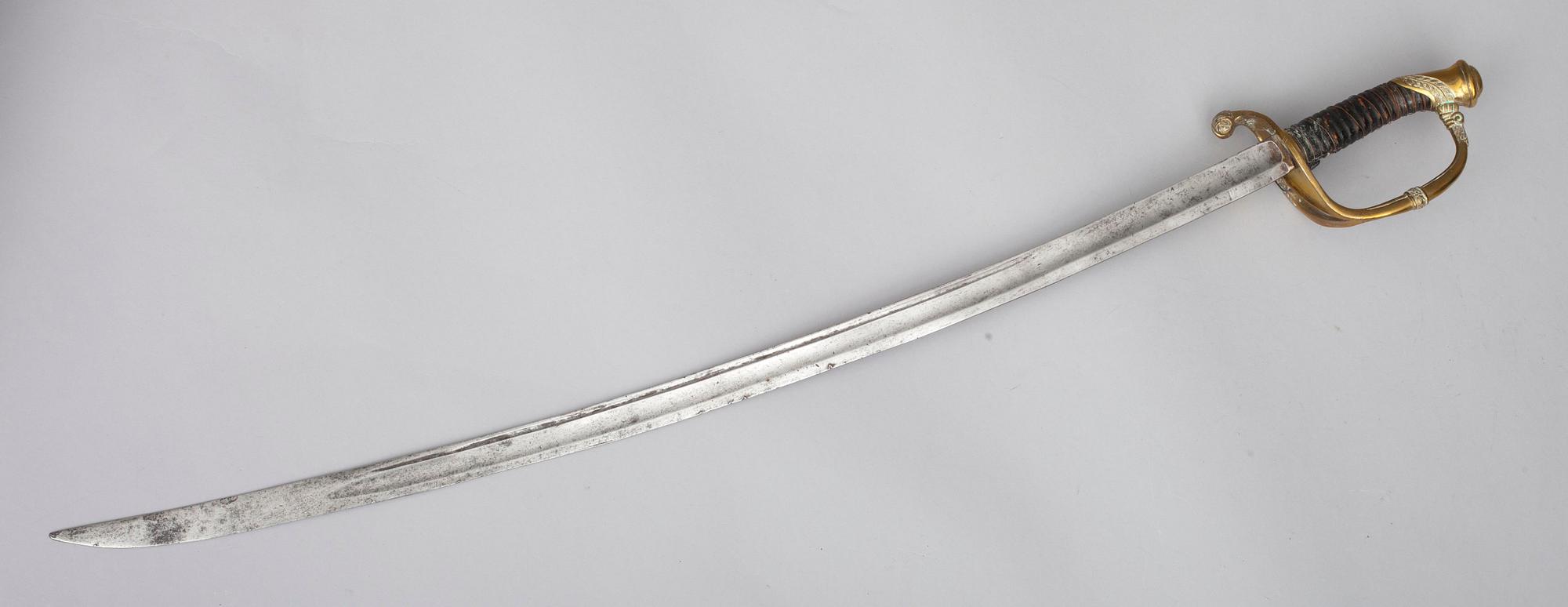 OFFICERSSABEL, modell 1826, Ryssland.