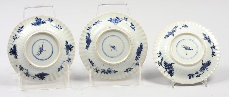 FAT, 3 st, porslin, Kangxi 1600/1700-tal.