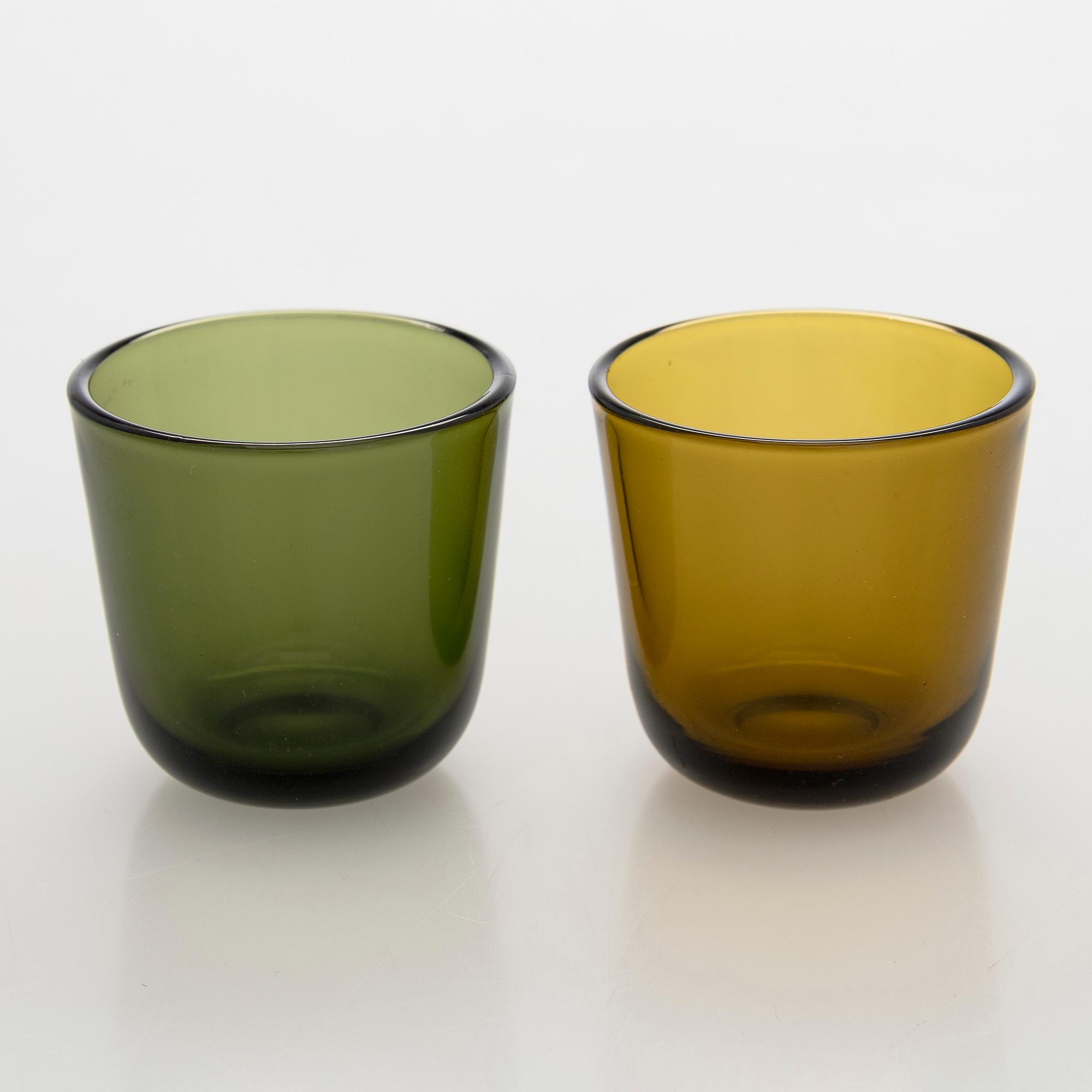 Kaj Franck, dricksglas, 19 st, modell 5023, Notsjö 1900-talets mitt.