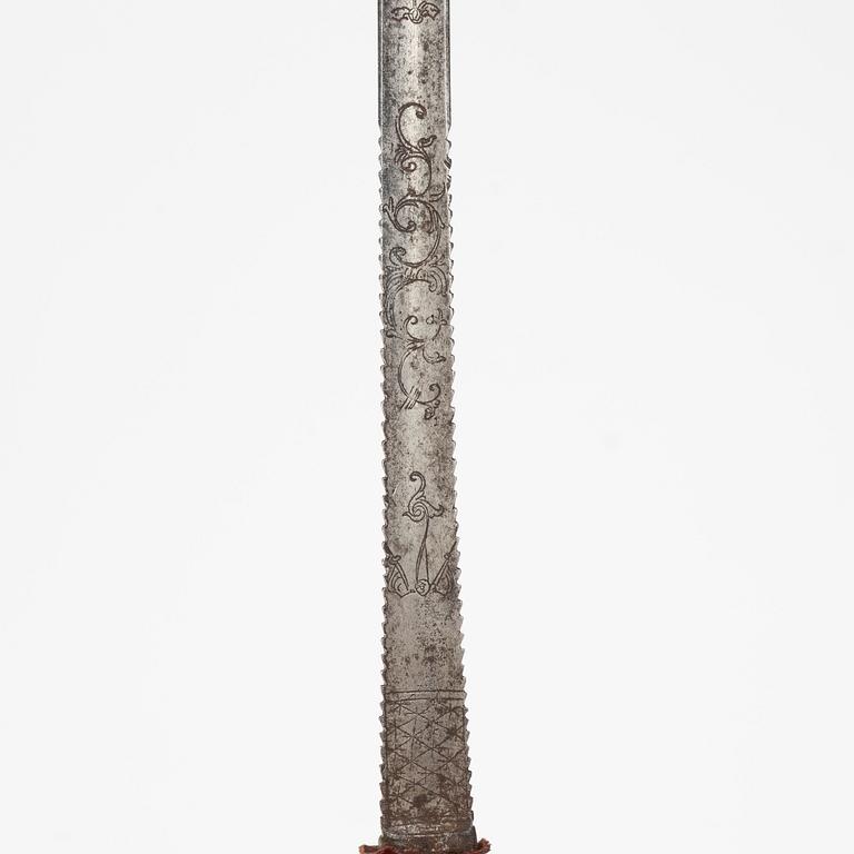 A smallsword, 18th century.
