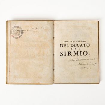 The history of Sirmio, rare first & second editions, 1699-1700.