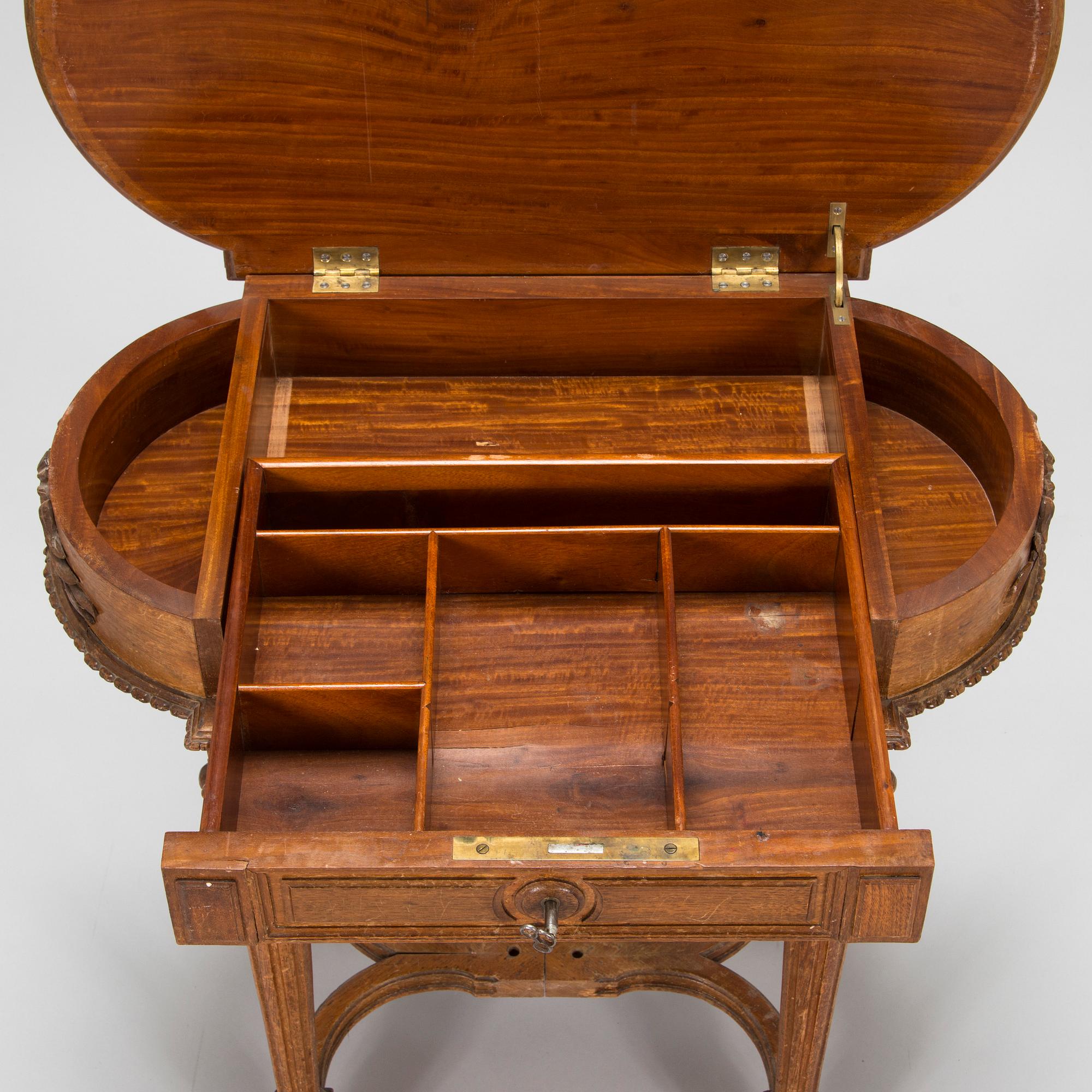 Sewing table, probably Russia, second half of the 19th century.