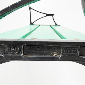 Garden bench, "Tessin", Tierp, Nola Stockholm, 20th century.