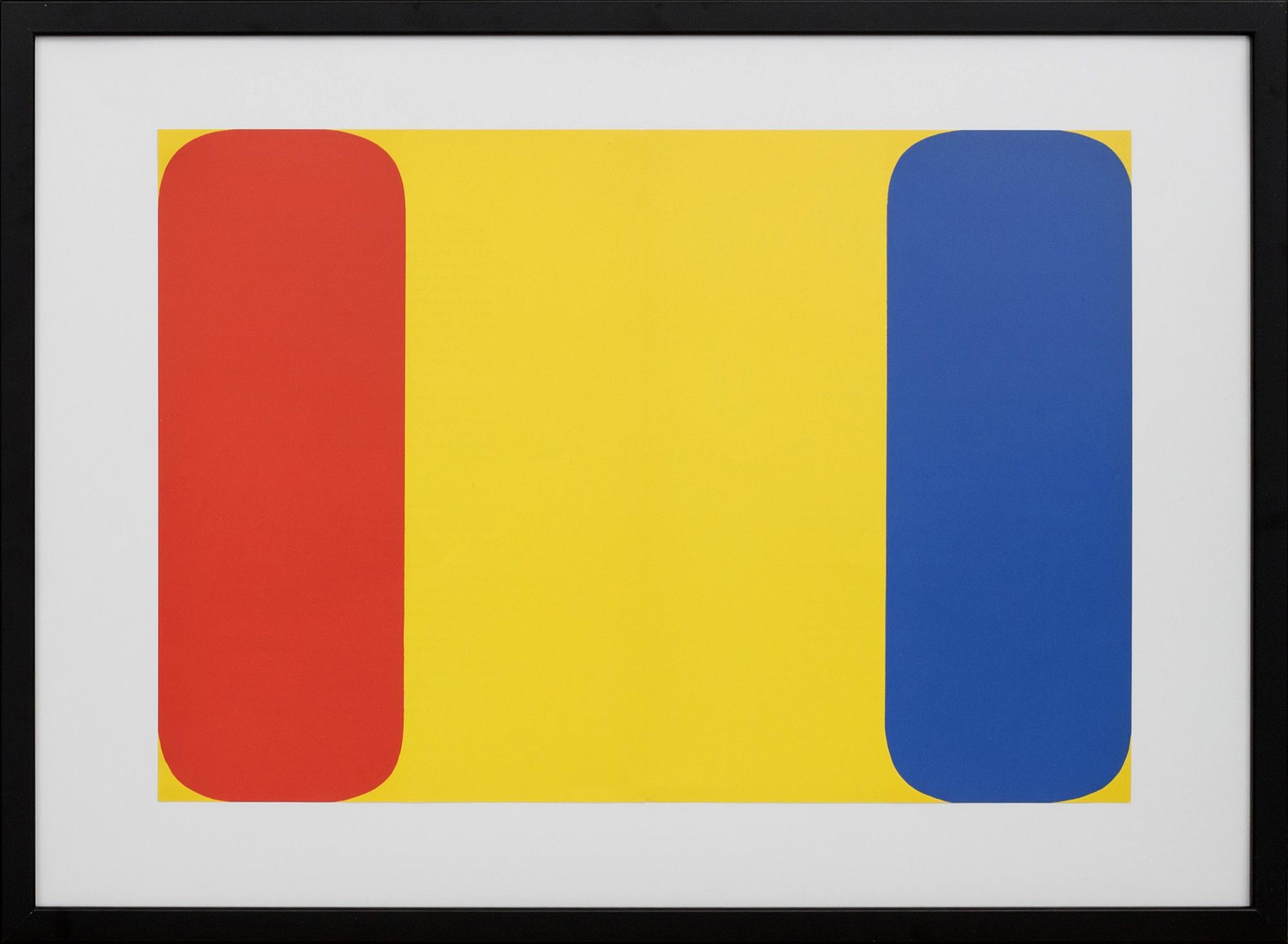 ELLSWORTH KELLY, färglitografi, ur Derrière le Miroir nr 149 1964.