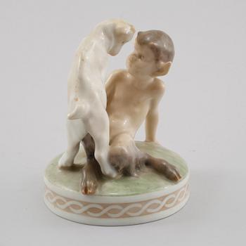 FIGURIN, porslin, Christian Thomsen, Royal Copenhagen, 1900-talets första hälft.