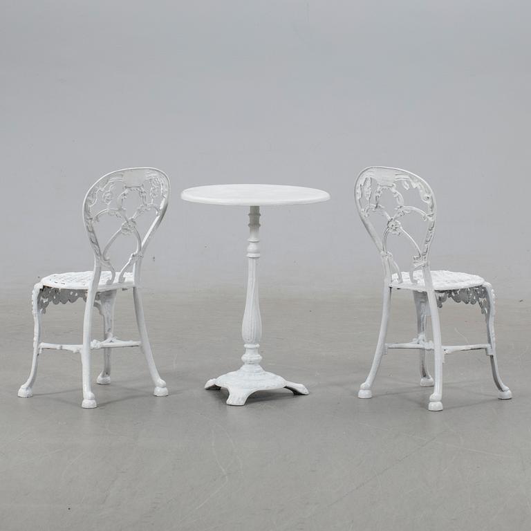 Trädgårdsgrupp, tre delar, J & C G Bolinder, Stockholm.