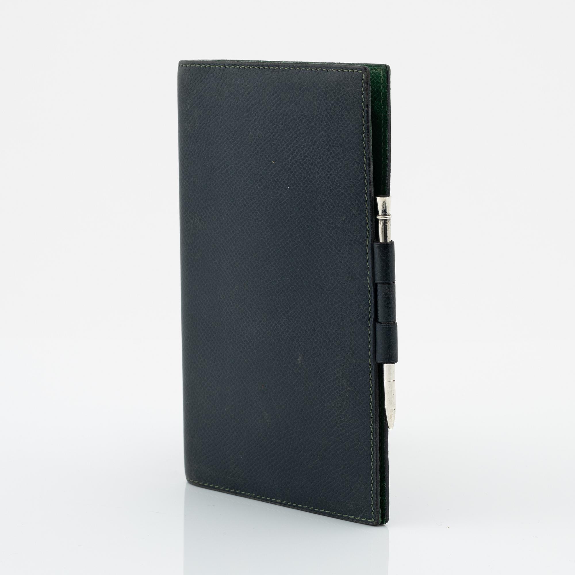 Hermès, fodral för anteckningsbok samt penna.