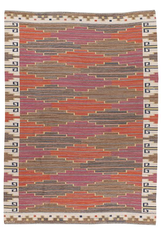 Märta Måås-Fjetterström, a carpet, 'Bruna heden', flat weave, c. 353 x 255 cm, signed AB MMF.