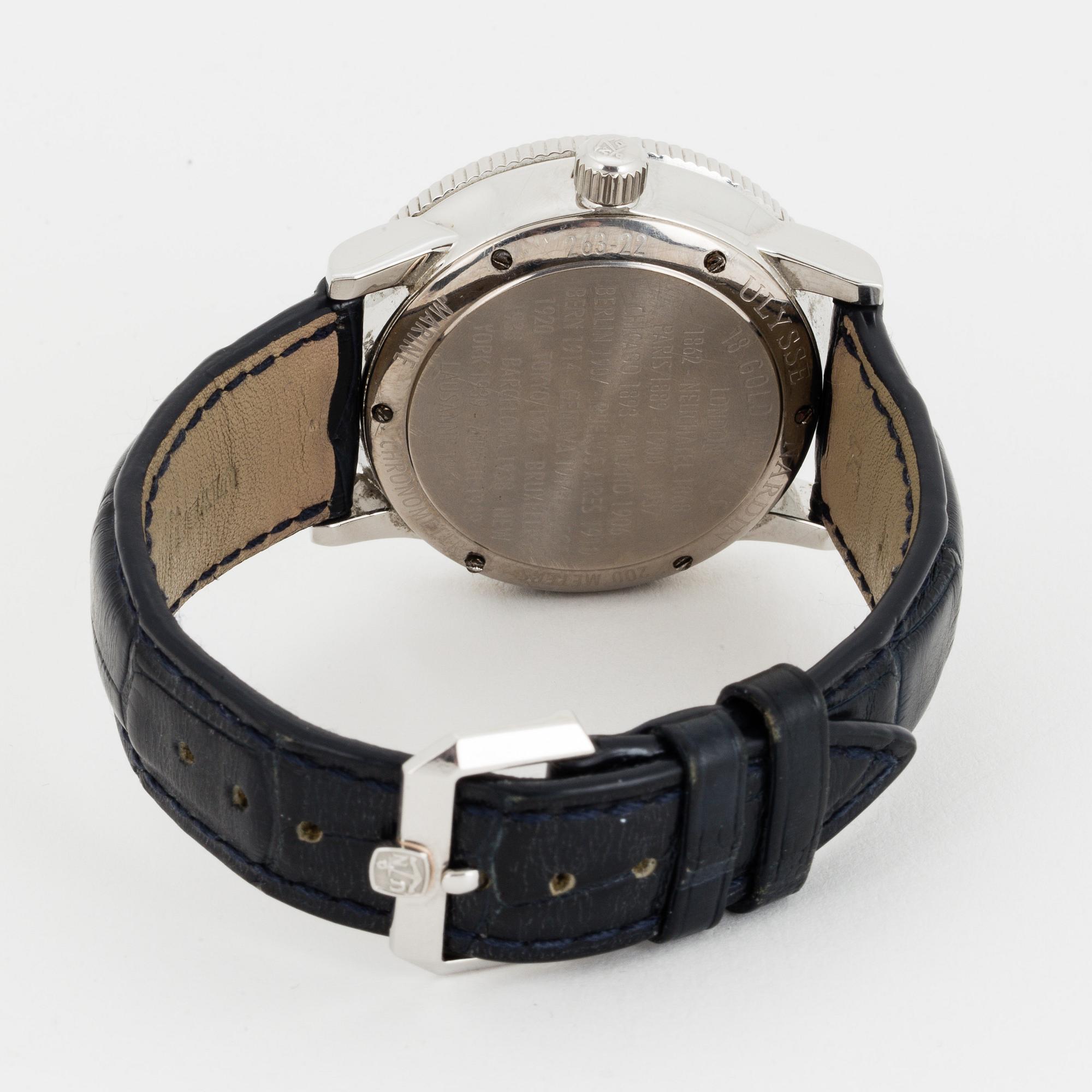 ULYSSE NARDIN, Le Locle Suisse, wristwatch, 37 mm.