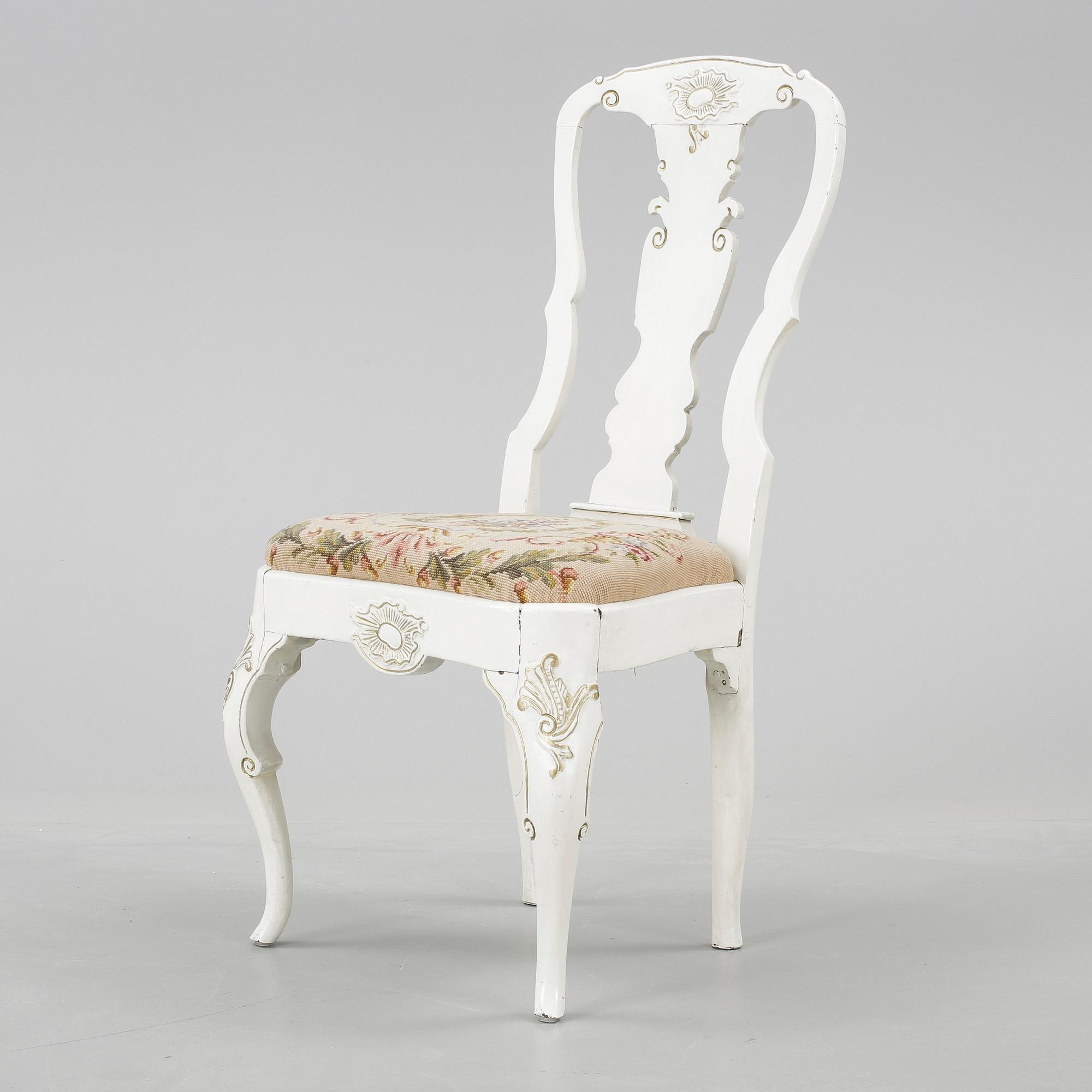 STOL, senbarock, 1700-tal.