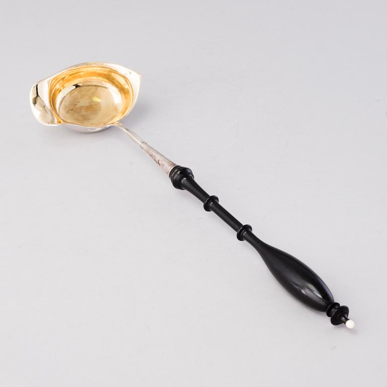 GÖSTA K. HELENIUS, A parcel-gilt soup ladle, Turku 1915.