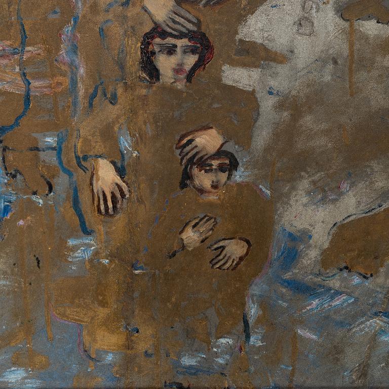 Carl Fredrik Hill, 'Familjen - variation I' (The Family - variation I).