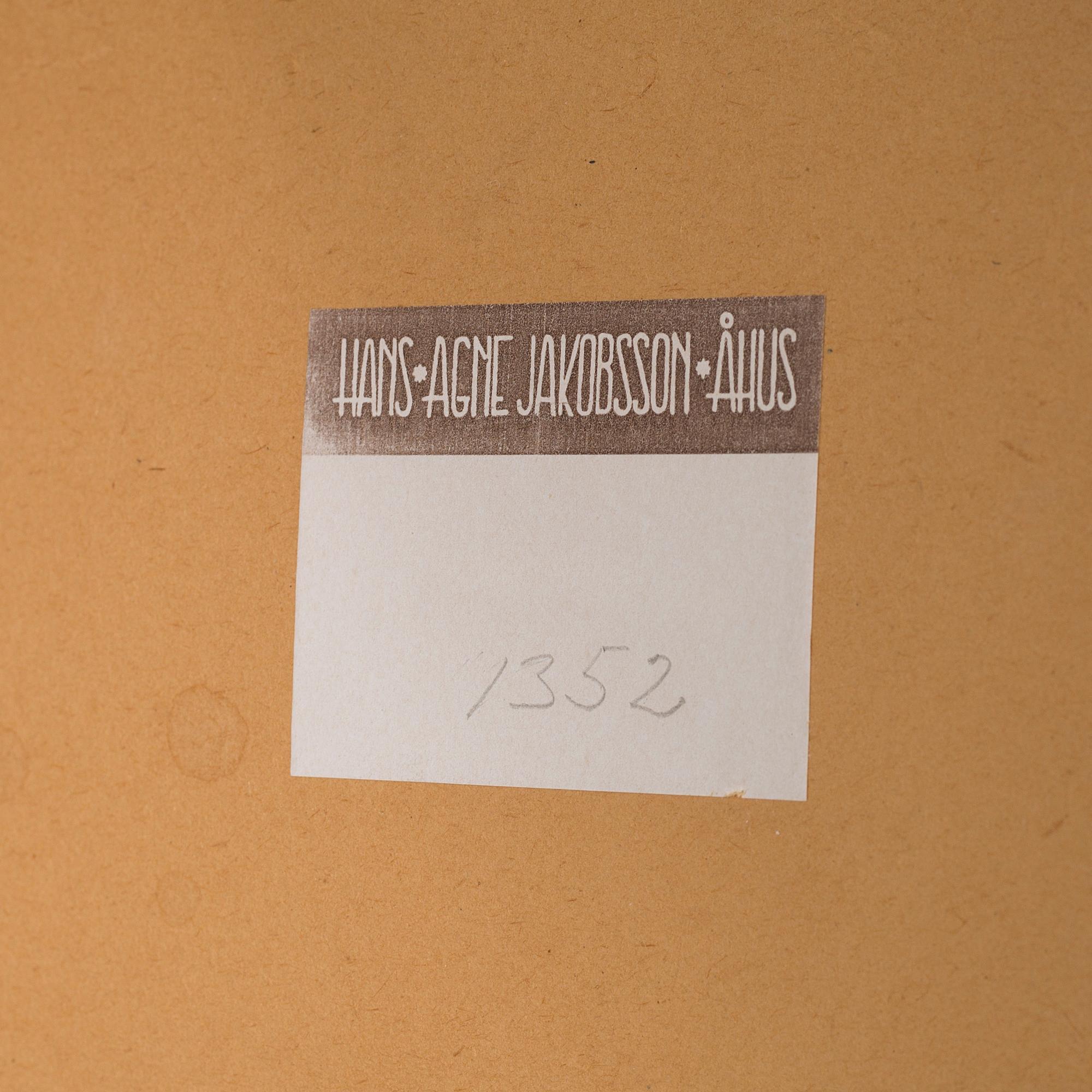 A mid 20th century stool by Hans Agne Jakobsson, Åhus.