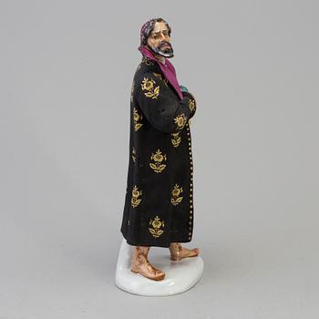 A Russian porcelain figurine, Lomonosov.