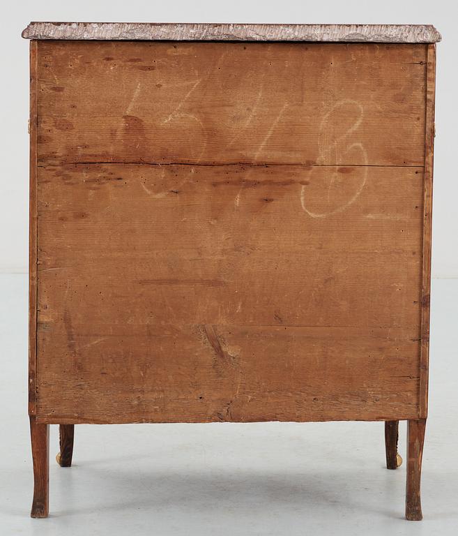 A Gustavian late 18th Century commode signed by J. Hultsten.