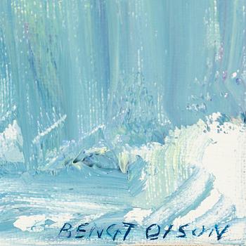 BENGT OLSON, oil on canvas, signed.