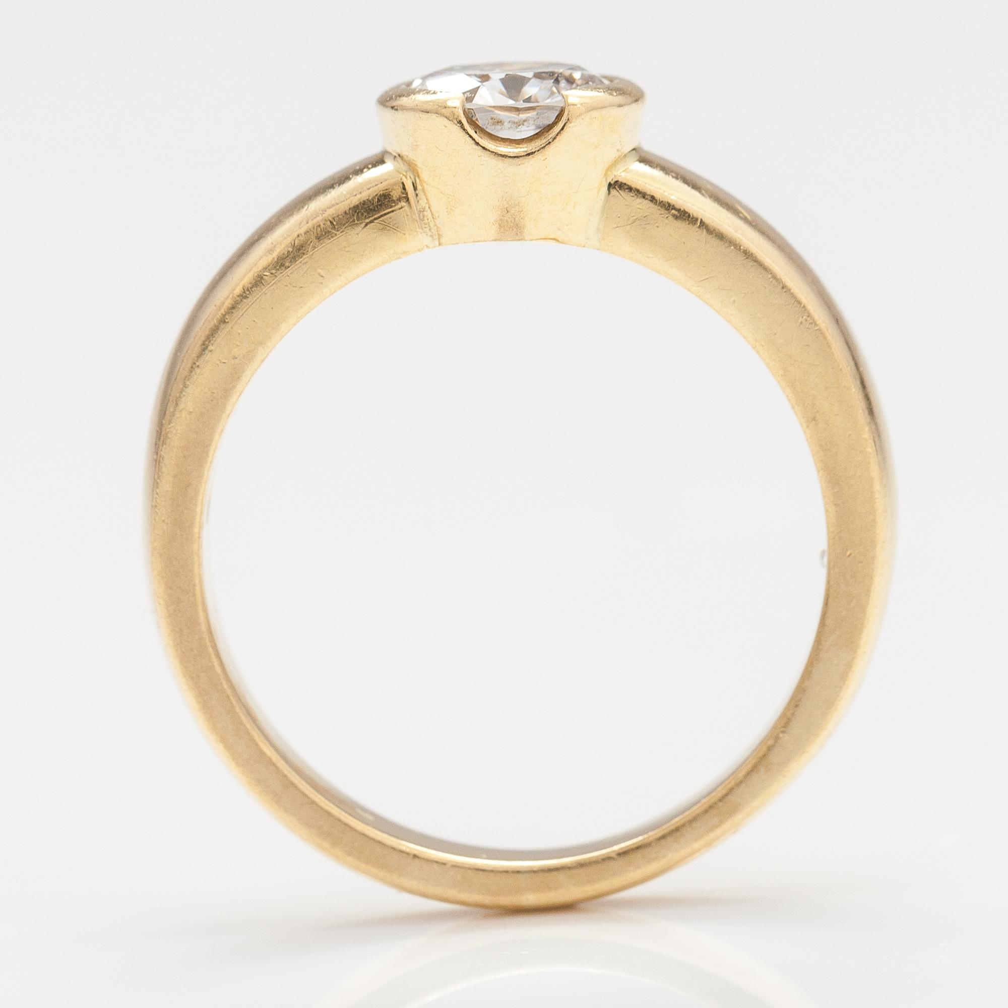 SORMUS, 18K kultaa, timantti n. 0.79 ct.